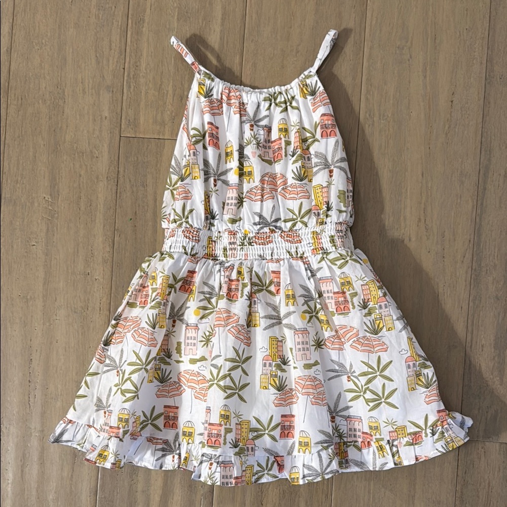 Baby girl Tropical Print Summer Dress (18-24mo)